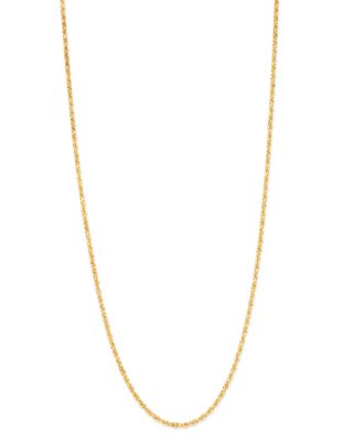 Bloomingdale's - Glitter Rope Chain Necklace in 14K Yellow Gold, 3.0-3.1mm - 100% Exclusive