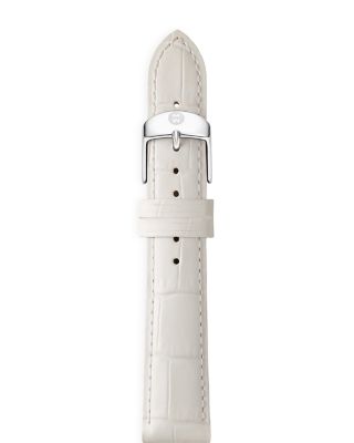 MICHELE - Leather Watch Strap, 18mm