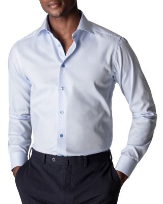 Eton - Contemporary Fit Textured Solid Shirt