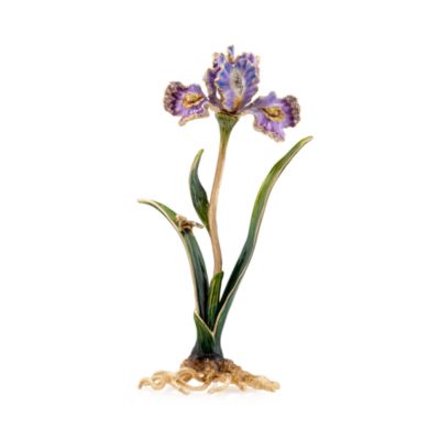 Jay Strongwater - Vincent Iris Objet D'Art