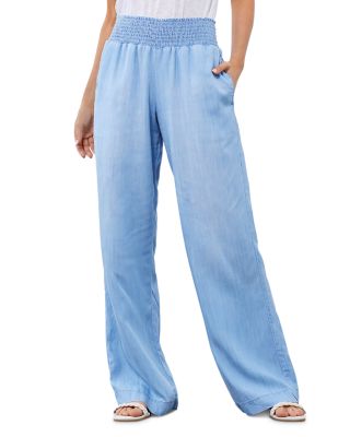 Bella Dahl - Smocked Waist Wide Leg Pants