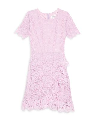 US Angels - Girls' Short Sleeve Lace Dress - Big Kid