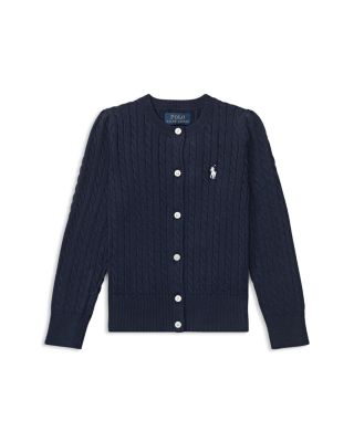 Ralph Lauren - Girls' Cable-Knit Cardigan - Little Kid, Big Kid