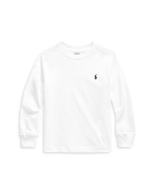 Ralph Lauren - Boys' Cotton Jersey Long Sleeve Tee - Little Kid, Big Kid