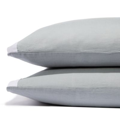 Amalia Home Collection - Stonewashed Linen Standard Pillowcase, Pair - 100% Exclusive