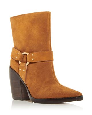 rag & bone - Women's Rio Pointed Toe High Heel Western Ankle Booties