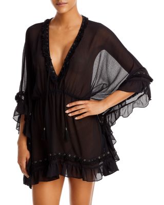 Ramy Brook - Joya Grommet Trim Dress Swim Cover-Up
