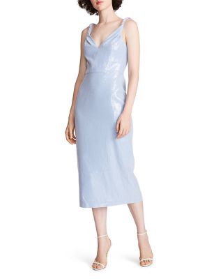 HALSTON - Keira Shimmer Bodycon Dress