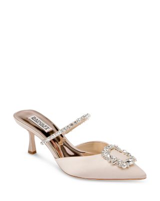 Badgley Mischka - Women's Flutter Slip On Pointed Toe High Heel Pumps
