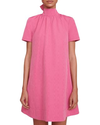 STAUD - Ilana Mock Neck Mini Dress