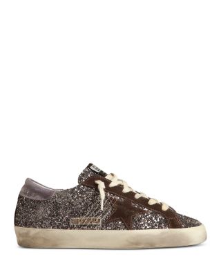Golden Goose - Women's Super-Star Glitter Low Top Sneakers