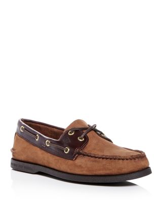 Sperry - Men's Authentic Original Two Eye Nubuck Leather Boat Shoes