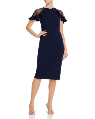Eliza J - Ruffle Sleeve Cocktail Dress