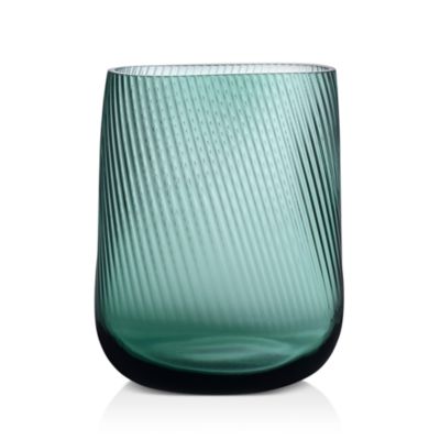 Nude Glass - Opti Smoked Green Tall Vase