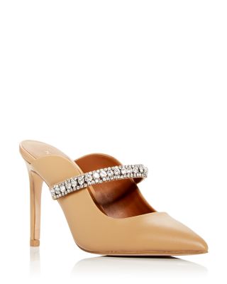 KURT GEIGER LONDON - Women's Duke Embellished High Heel Mules