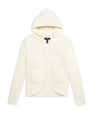 AQUA - Girls' Chenille Hooded Cardigan, Big Kid - 100% Exclusive