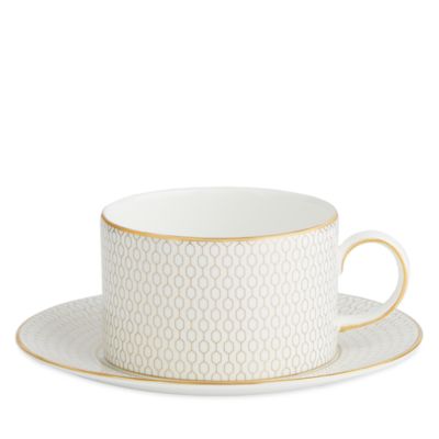 Wedgwood - Geo Gold Teacup & Saucer