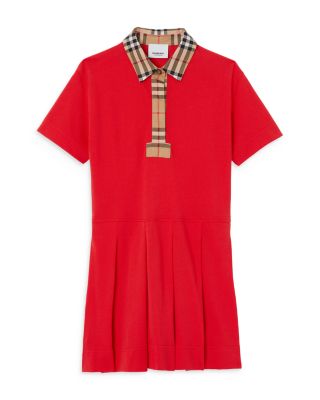 Burberry - Girls' Sigrid Piqu&eacute; Polo Dress - Little Kid, Big Kid