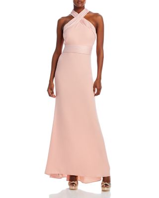 Eliza J - Bow Back Halter Gown