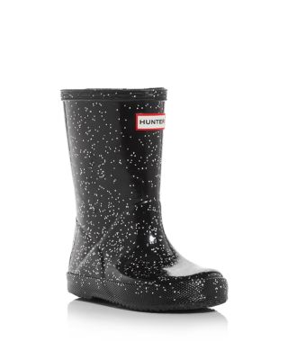 Hunter - Unisex Original Kids First Classic Glitter Rain Boots - Walker, Toddler, Little Kid