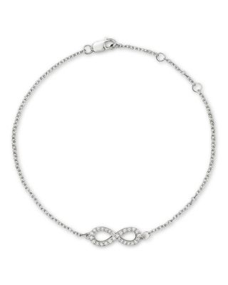 Bloomingdale's - Diamond Infinity Bracelet in 14K White Gold, .15 ct. t.w.&nbsp;- 100% Exclusive
