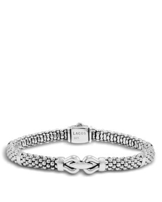 LAGOS - Derby Small Buckle Sterling Silver Caviar Bracelet