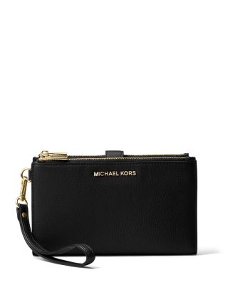 MICHAEL Michael Kors - Adele Double Zip Leather iPhone 7 Plus Wristlet