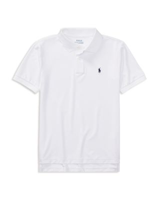Ralph Lauren - Boys' Stretch Lisle Solid Polo Shirt - Little Kid, Big Kid