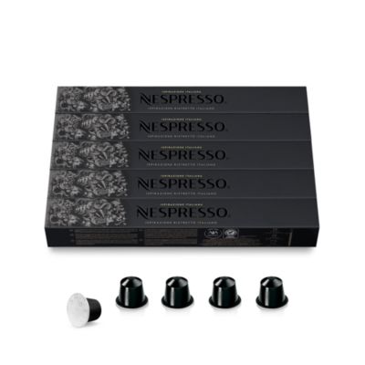 Nespresso - Capsules OriginalLine, Ristretto, Dark Roast Espresso Coffee, 50-Count Espresso Pods