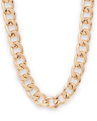 AQUA - Thick Gold-Tone Chain Necklace, 19" - 100% Exclusive