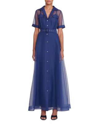 STAUD - Millie Collared Gown