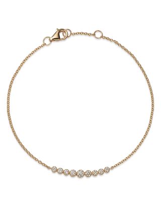 Bloomingdale's - Diamond Bracelet in 14K Yellow Gold, 0.25 ct. t.w. - 100% Exclusive