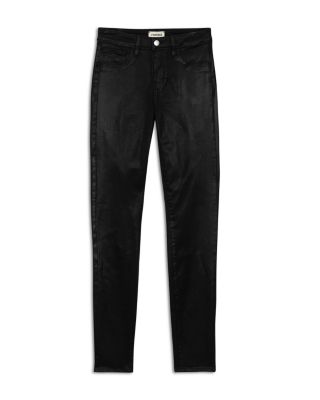 L'AGENCE - Marguerite Coated Skinny Jeans