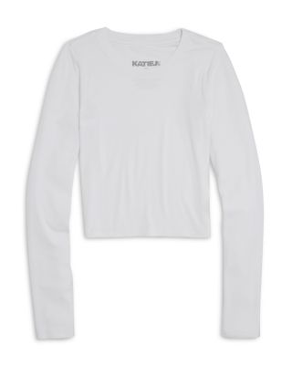 KatieJnyc - Girls' Livi Cropped Long Sleeve Tee - Big Kid