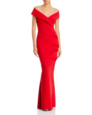 Chiara Boni La Petite Robe - Off The Shoulder Maxi Dress
