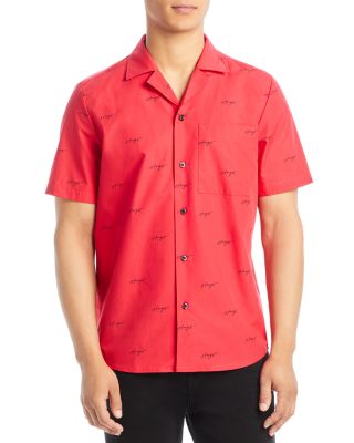 HUGO - Ellino Cotton Straight Fit Shirt
