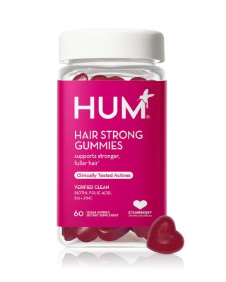 HUM Nutrition - Hair Strong Gummies - Vegan Supplement for Healthier and Stronger Hair
