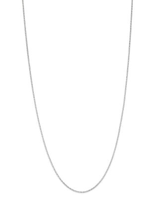 Bloomingdale's - Bird Cage Link Chain Necklace in 14K White Gold - 100% Exclusive