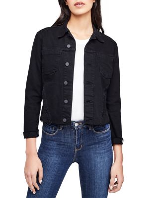 L'AGENCE - Janelle Raw-Edge Denim Jacket