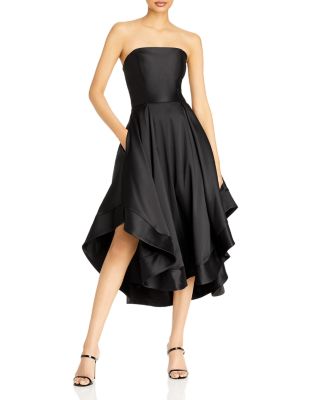 AQUA - Mikado Strapless Midi Gown - 100% Exclusive