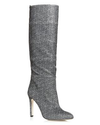 SJP by Sarah Jessica Parker - Women's Exclusory Glitter High Heel Boots