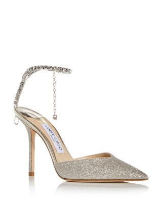 Jimmy Choo - Women's Saeda 100 Embellished Pointed Toe Pumps