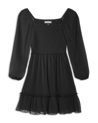 KatieJnyc - Girls' Molly Long Sleeve Dress - Big Kid