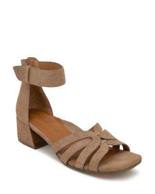 Gentle Souls by Kenneth Cole - Women's Break My Park Ankle Strap Mid Heel Sandals