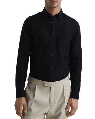 REISS - Greenwich Slim Fit Long Sleeve Oxford Shirt