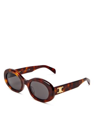 CELINE - Triomphe Oval Sunglasses, 52mm