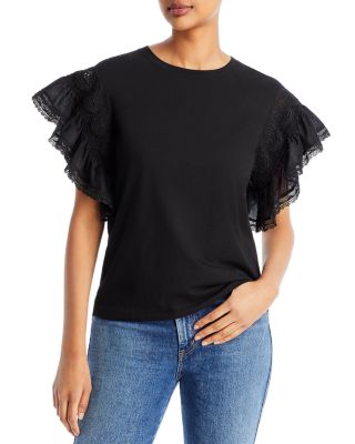 Kobi Halperin - Raveena Flutter Sleeve Blouse
