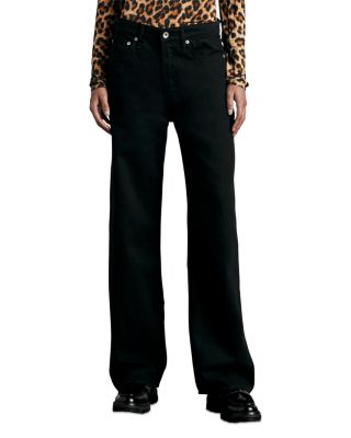 rag & bone - Logan Featherweight High Rise Wide Leg Jeans