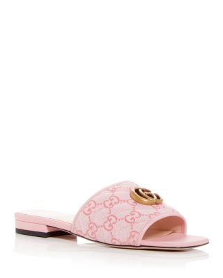 Gucci - Women's Monogram Double G Slide Sandals