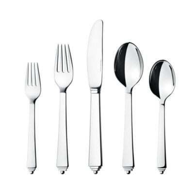 Georg Jensen - Pyramid 5 Piece Place Setting